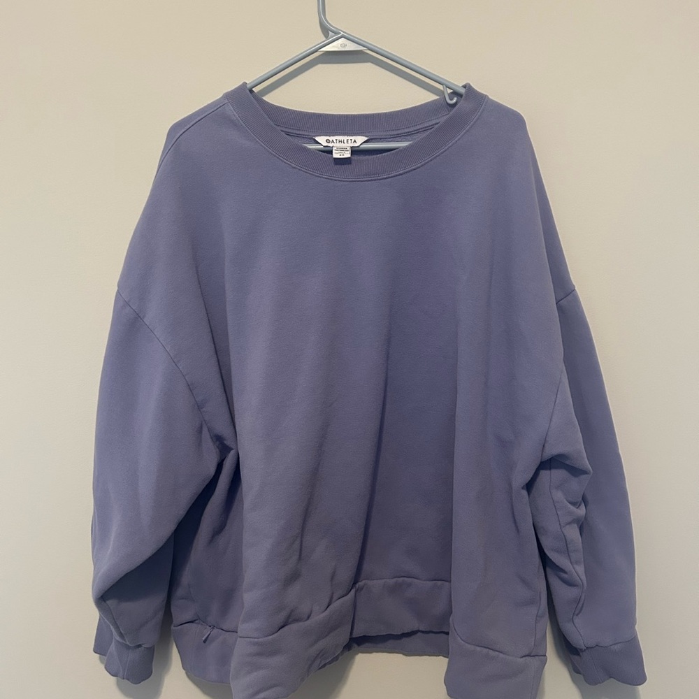 Athleta Lavender Crewneck Sweatshirt
